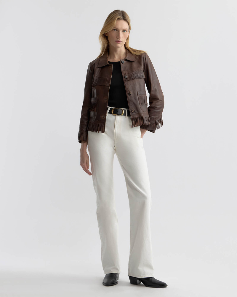 LAZARE FRINGE LEATHER JACKET 7