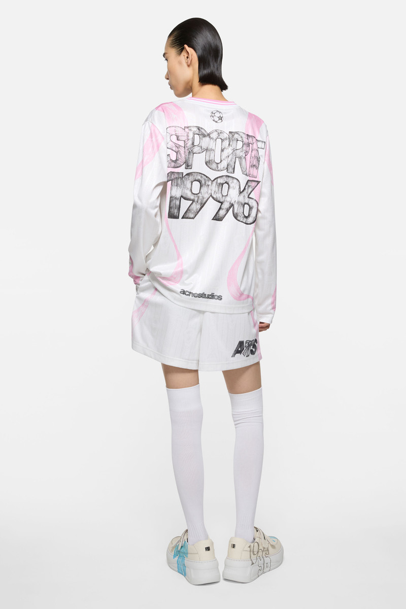 Sports jersey graphic t-shirt - White 3