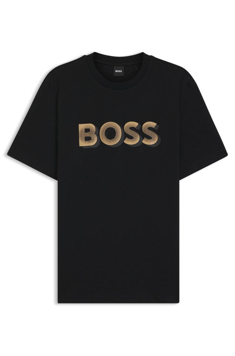COTTON T-SHIRT WITH LOGO ARTWORK 1