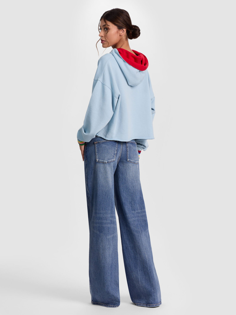 Alice + Olivia SUNNY CROPPED HOODIE outlook