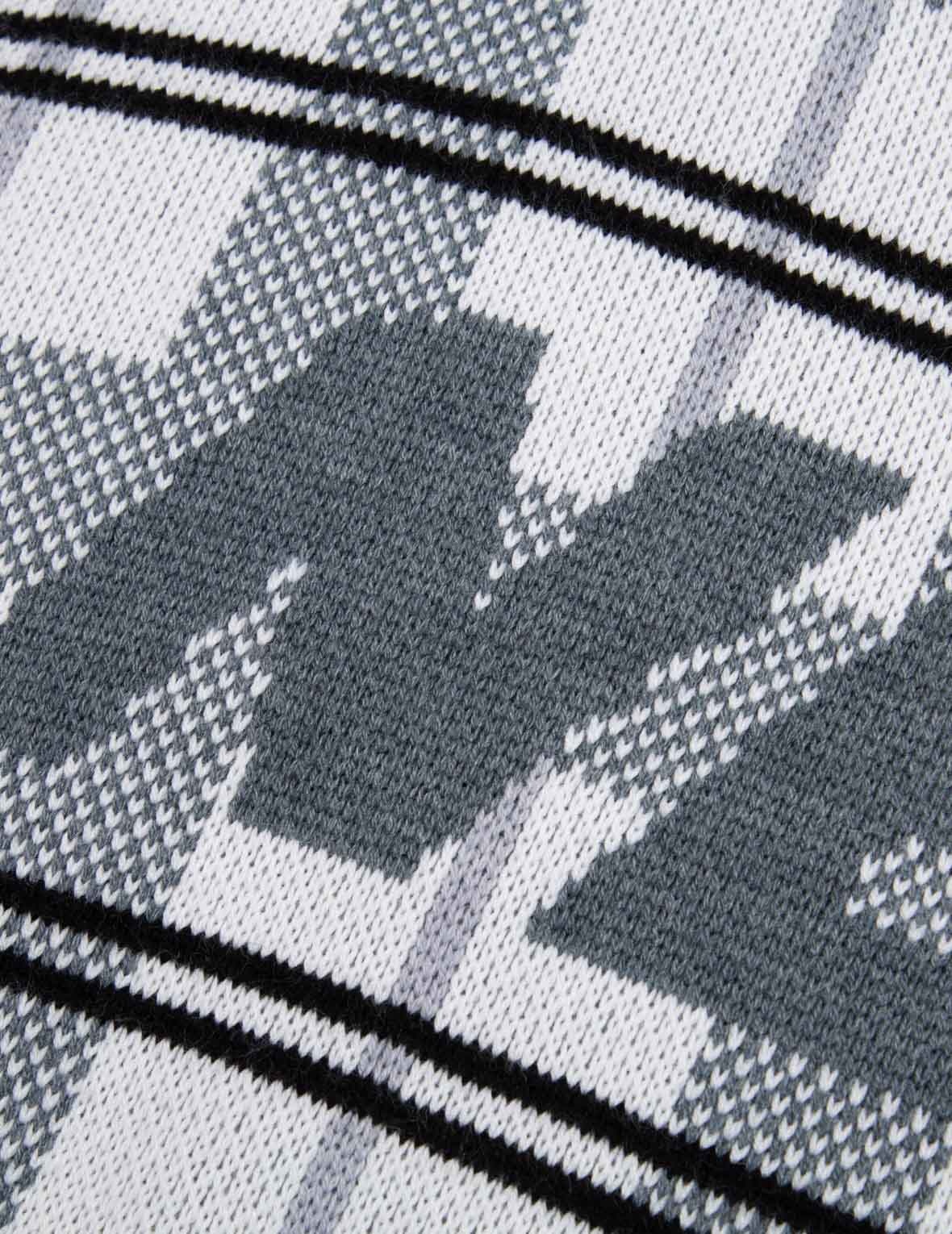 CHECKED KNITTED PULLOVER - 8