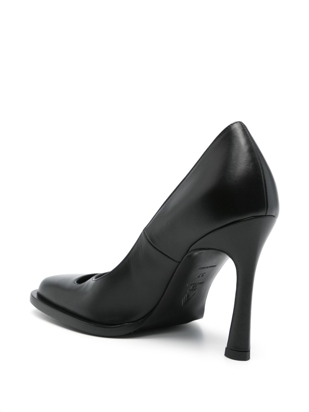 100mm leather pumps - 3