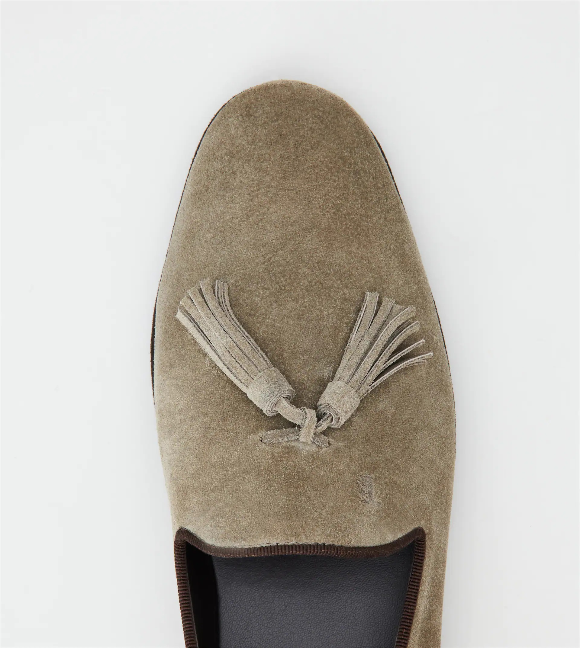 SLIP-ONS IN SUEDE - BROWN - 3