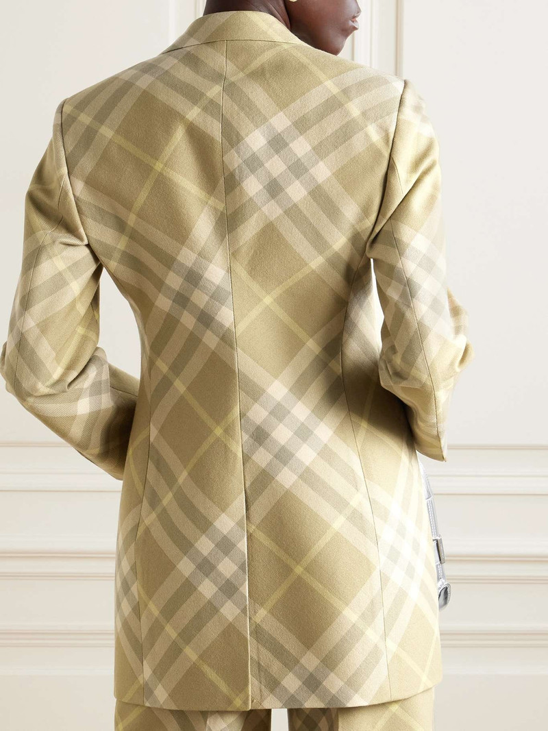 Checked wool blazer 3
