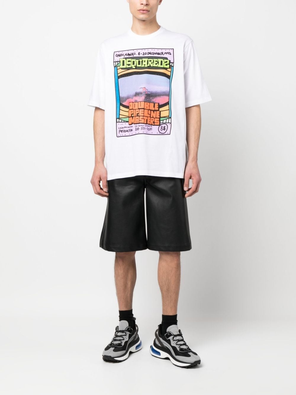graphic-print cotton T-shirt - 2