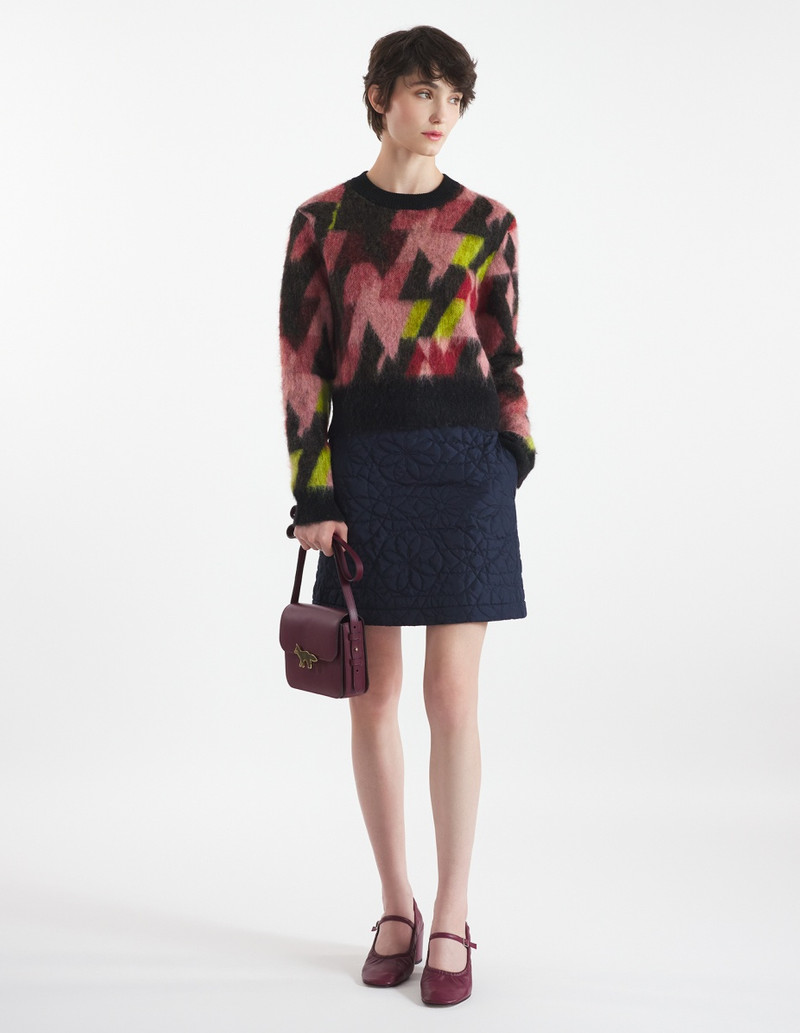 Maison Kitsuné QUILTED MINI SKIRT outlook