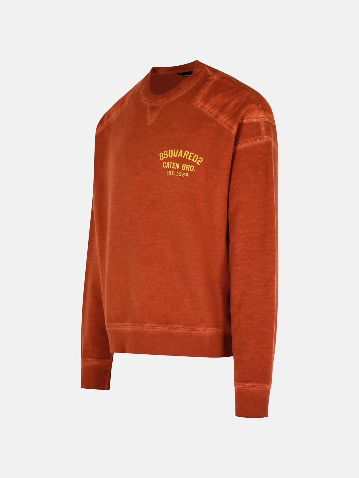 'CYPRO' EARTHENWARE COTTON SWEATSHIRT - 2