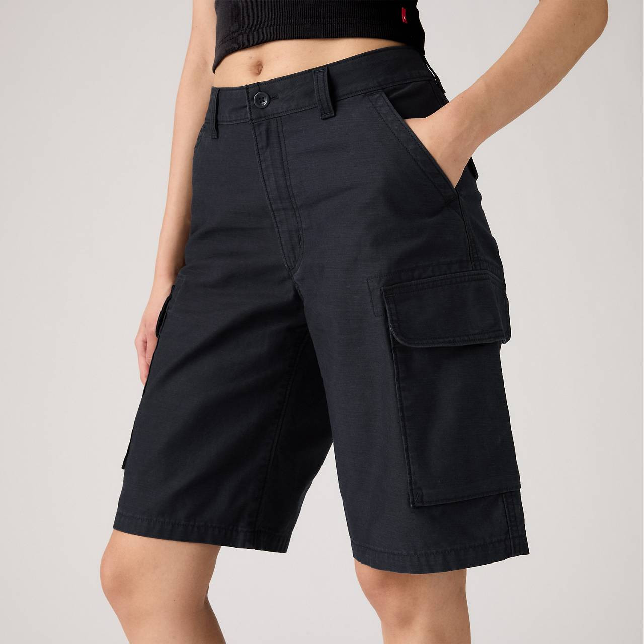 BAGGY DAD CARGO WOMEN'S SHORTS - 4