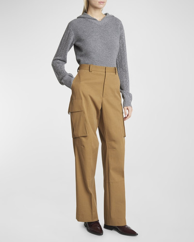 Victoria Beckham Relaxed Wide-Leg Cargo Trousers outlook