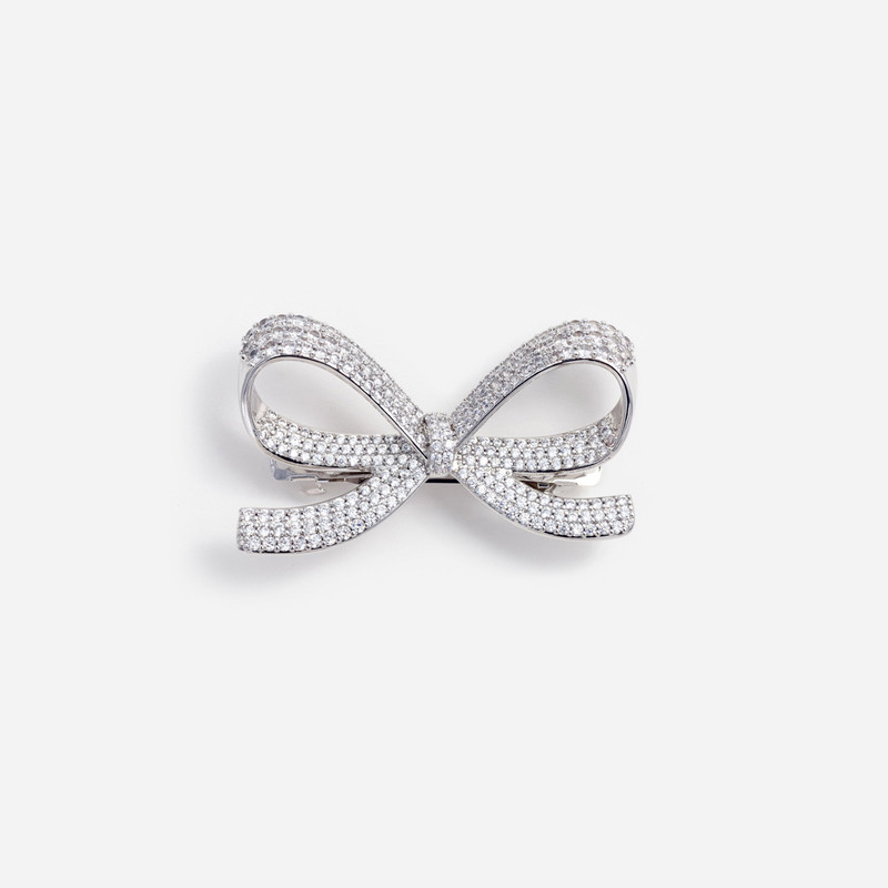 Crystal Bow Hairclip - 1