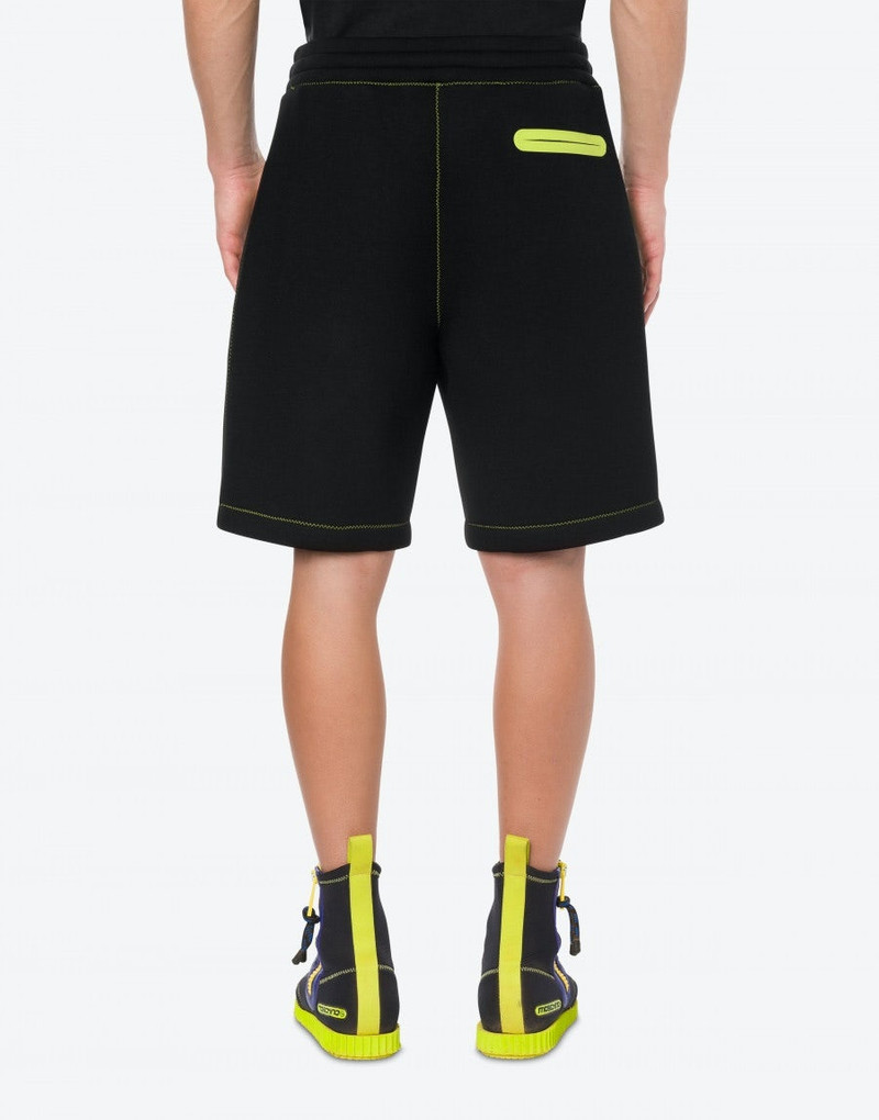 REFLECTIVE LOGO NEOPRENE BERMUDA SHORTS 3