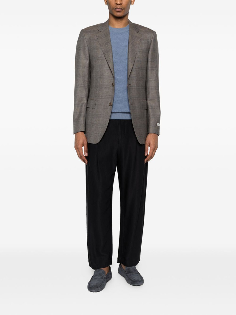Canali check two-button blazer outlook
