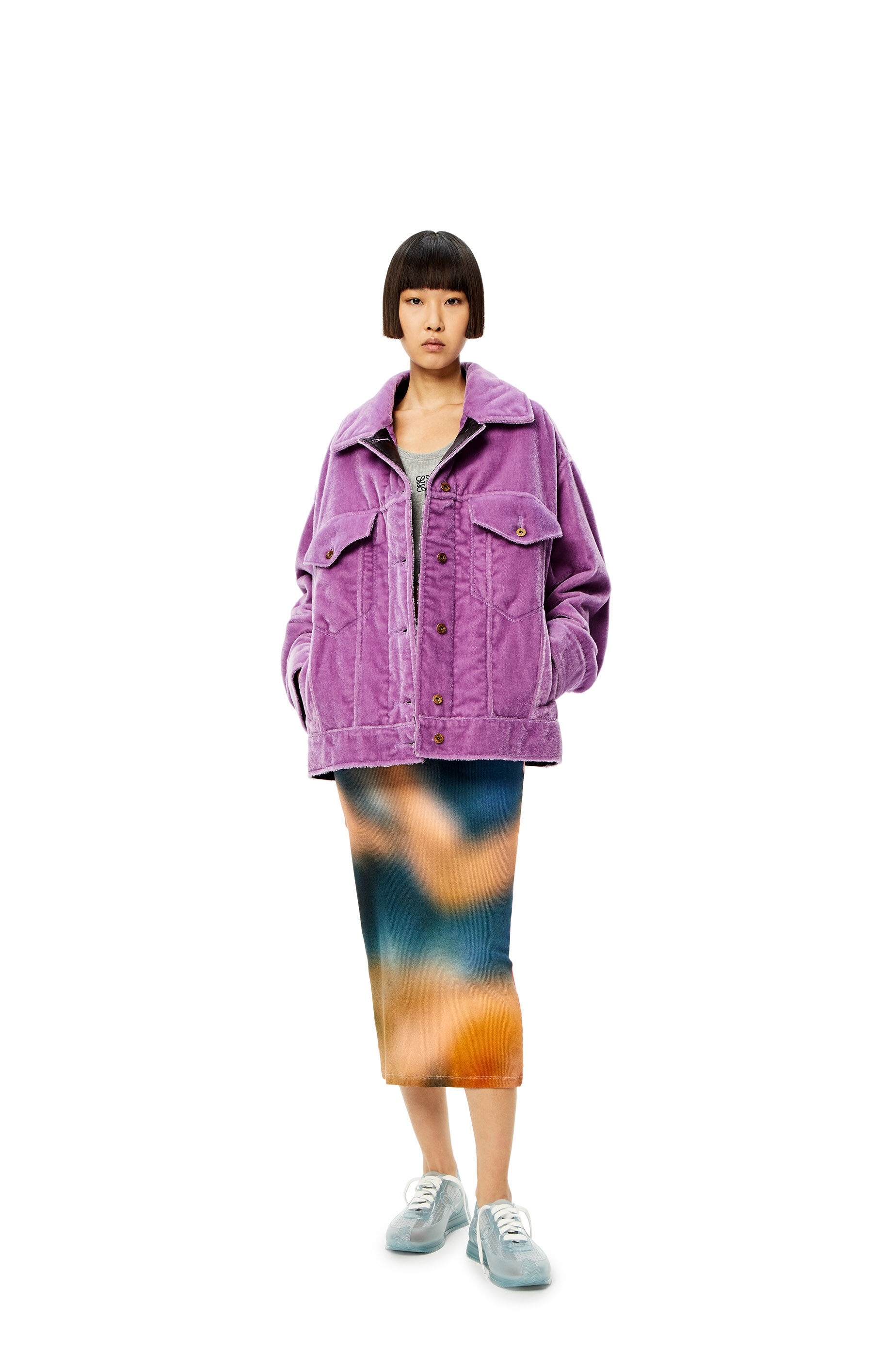 Oversize teddy jacket in mohair - 2