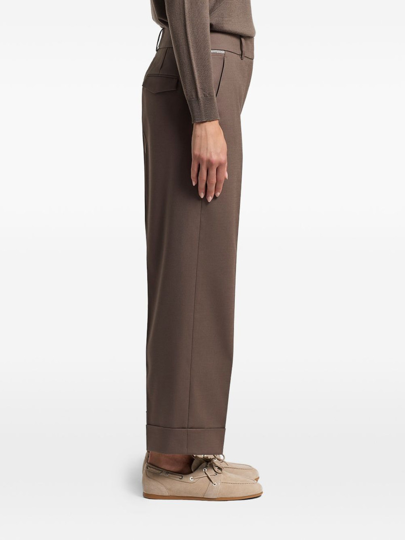 pleat-detail trousers 3