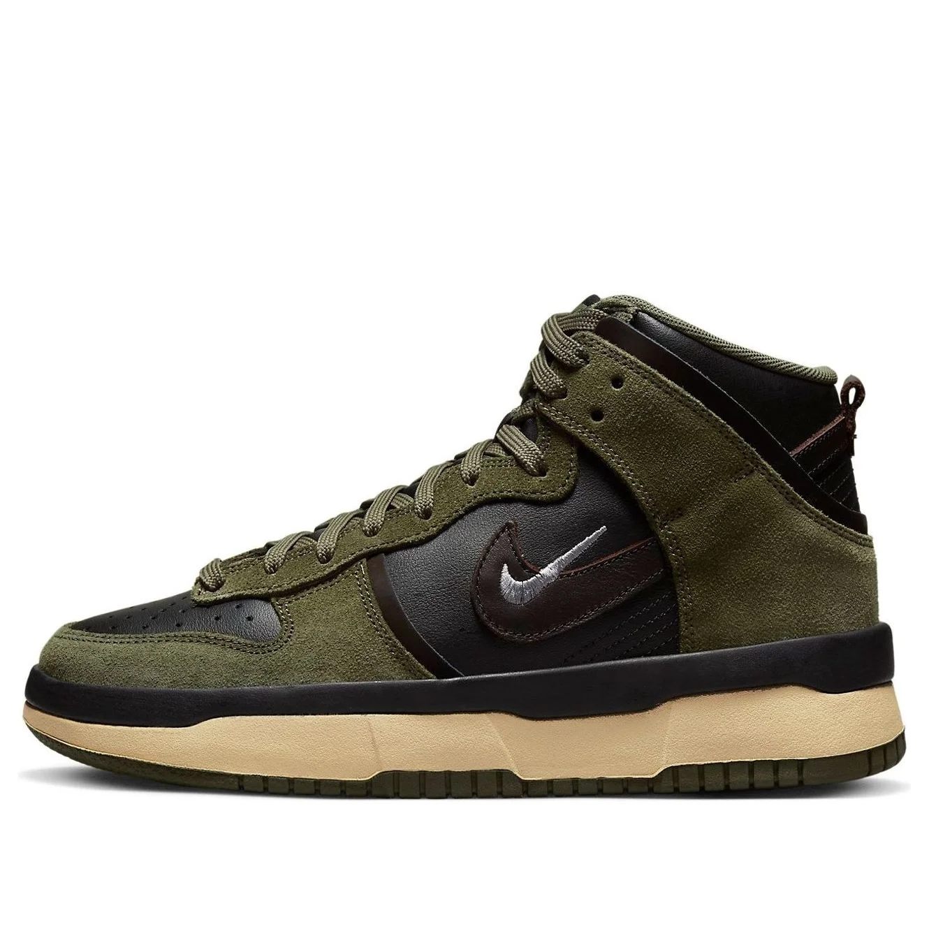 (WMNS) Nike Dunk High Up 'Medium Olive' DH3718-200 - 1