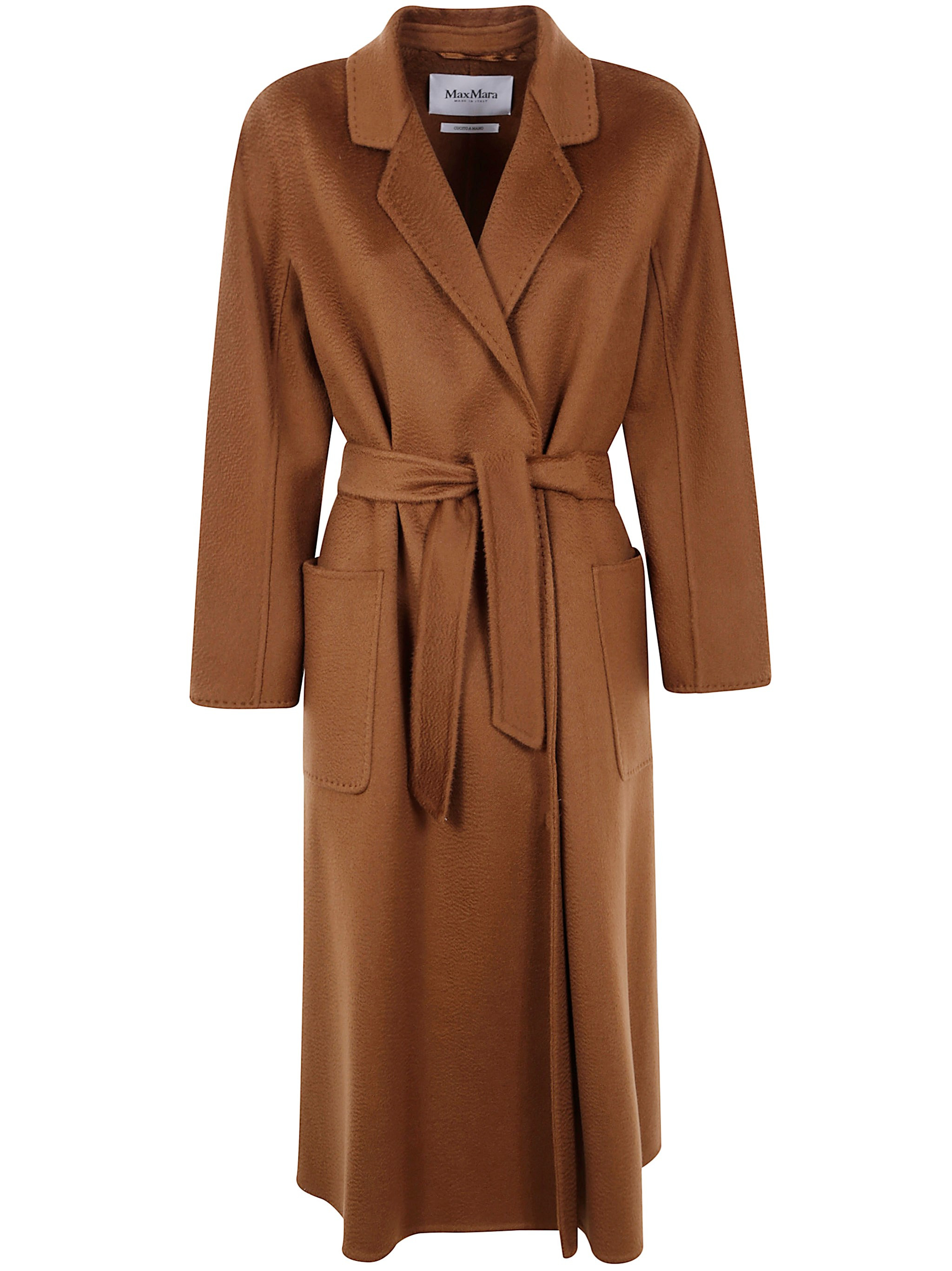 The SHORT 'LUDMILLA' COAT, a luxurious offering from MAX MARA, embodies sophistication in the coat c - 1