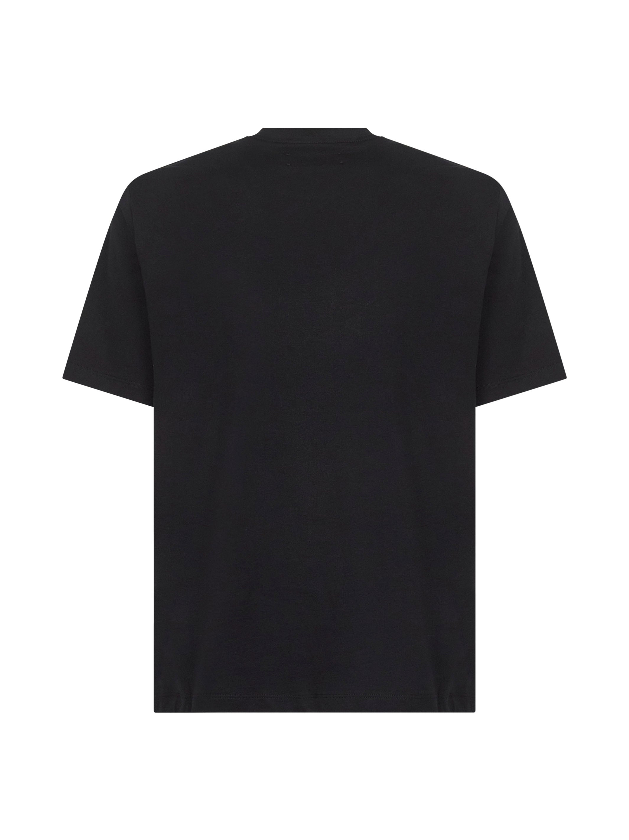 Amiri Men Black Amiri Staggered Logo T-Shirt - 2