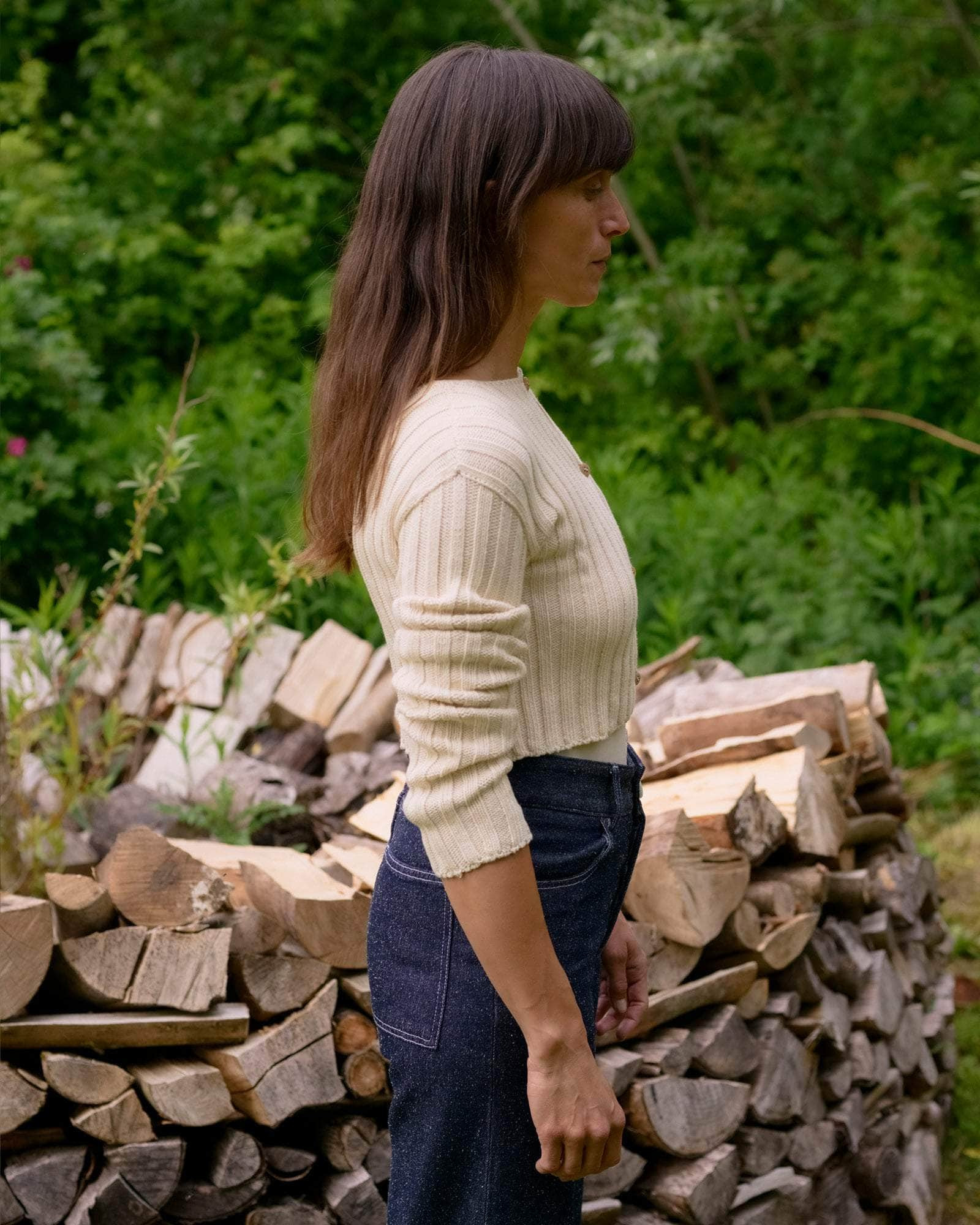 Macau Cardigan - Organic Cotton Rib - 3