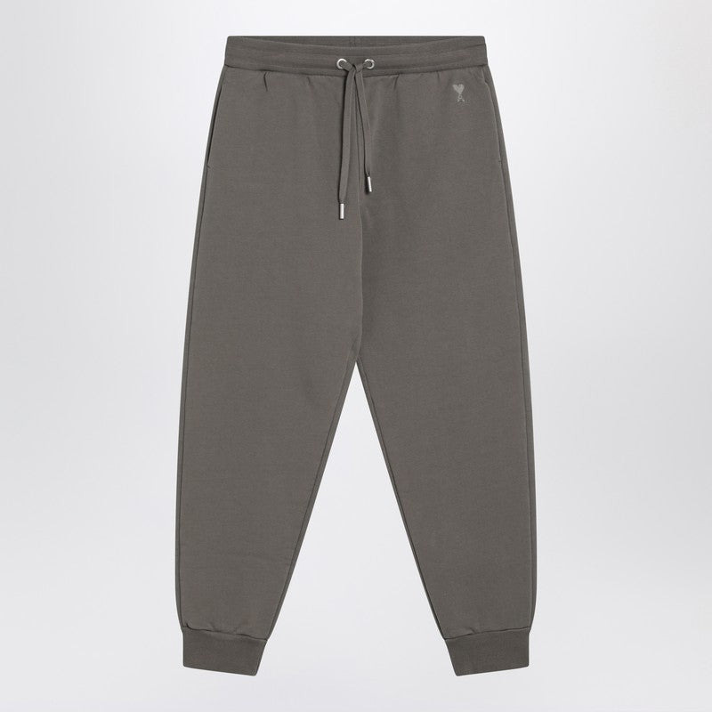 Ami Paris Ami De Coeur Grey Jogging Pants Men - 1