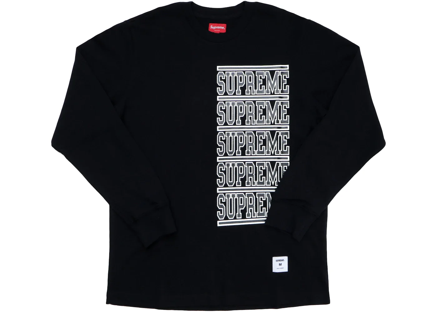 Supreme Supreme Stacked L/S Top Black - 1f23ce32-1412-4e53-8dfe 
