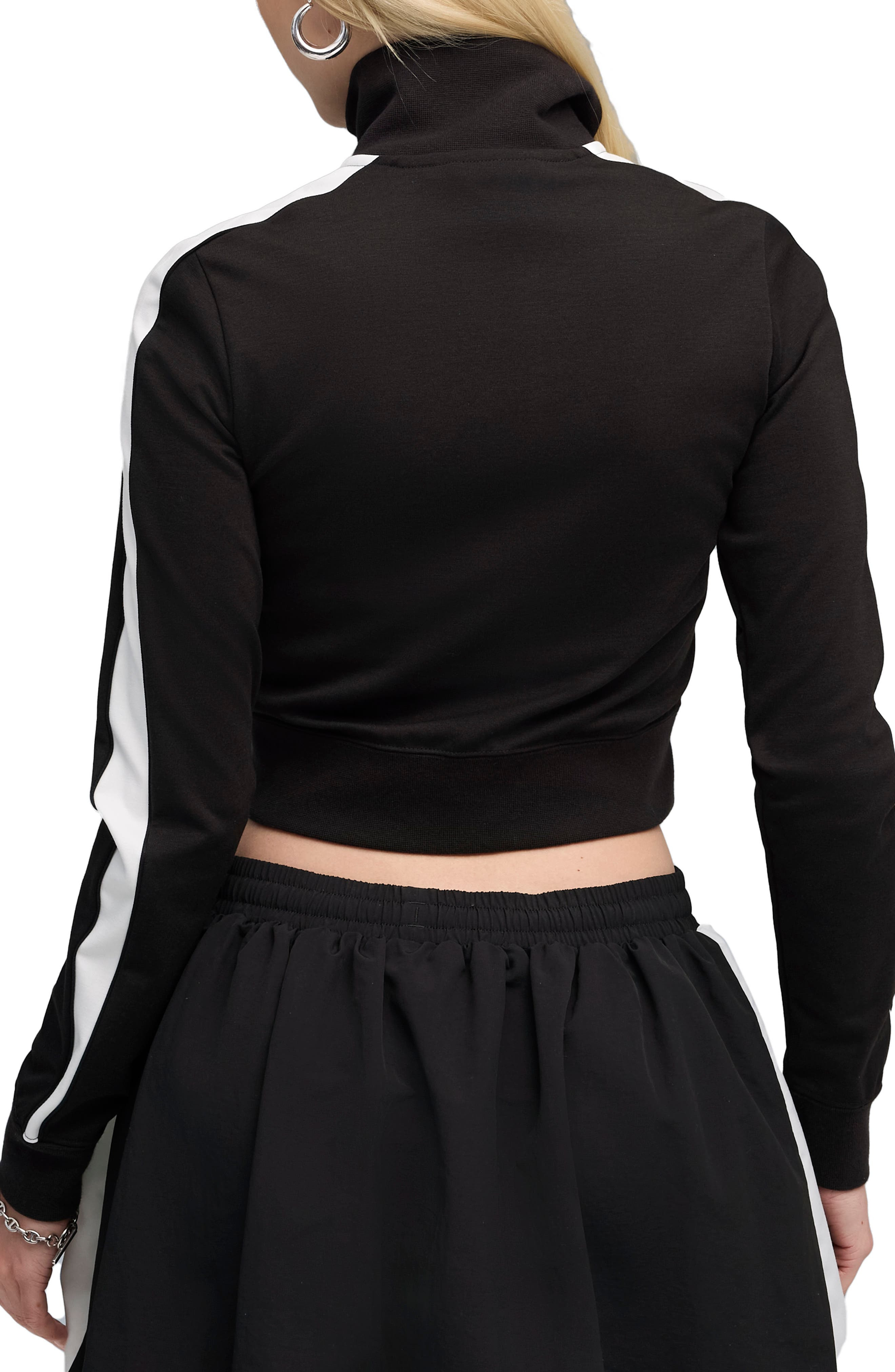 PUMA Future Archive Slim Track Jacket in Puma Black-Puma White at Nordstrom - 2