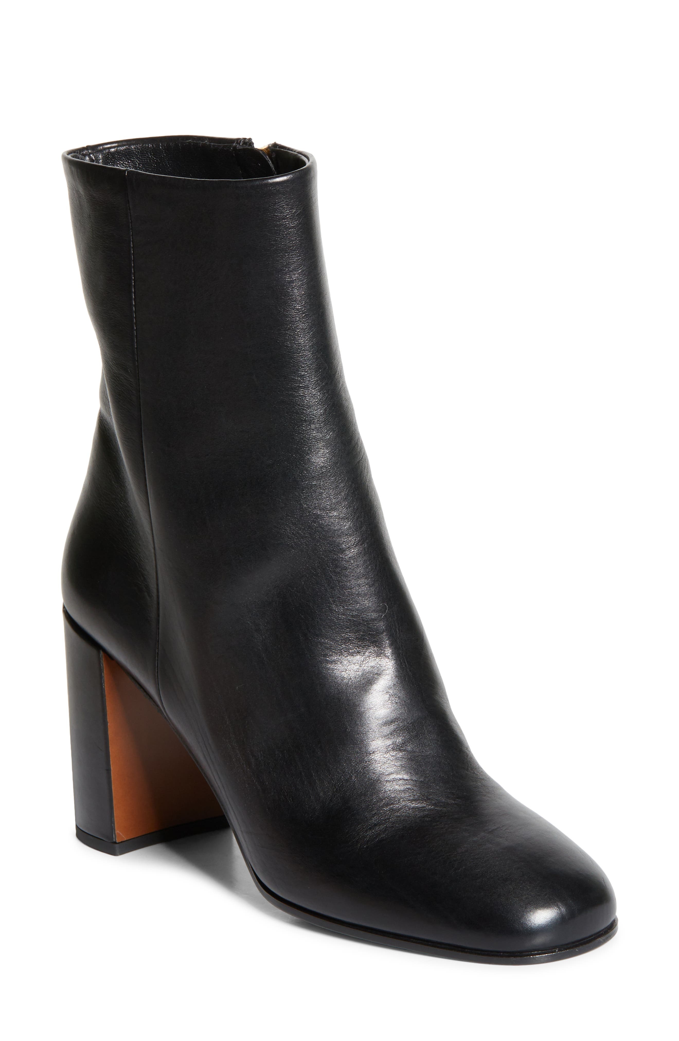 Prada Demi Block Heel Bootie in Nero at Nordstrom - 1