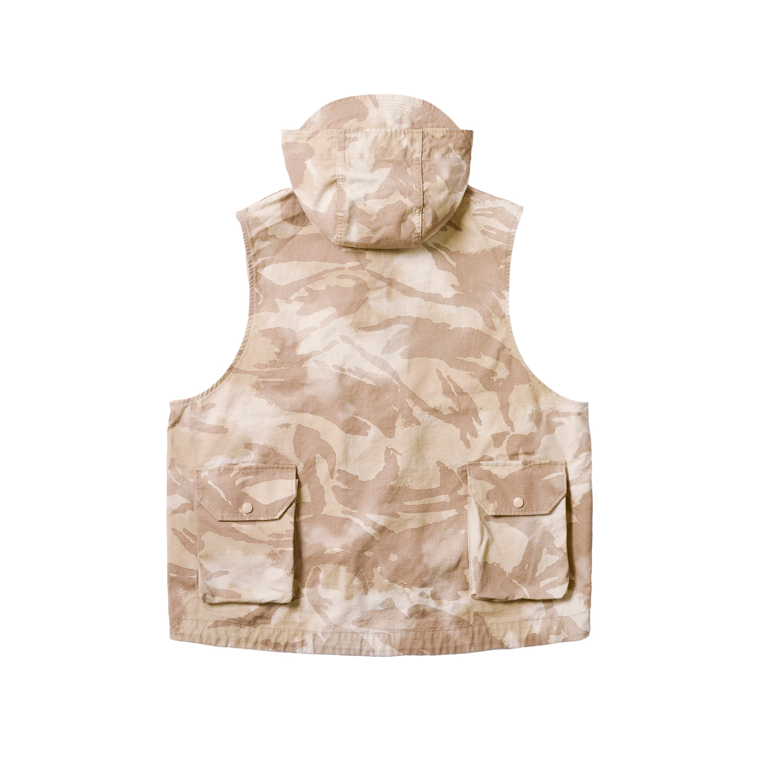 PALACE ENGINEERED GARMENTS HOODED VEST RIPSTOP PRINTED - 2