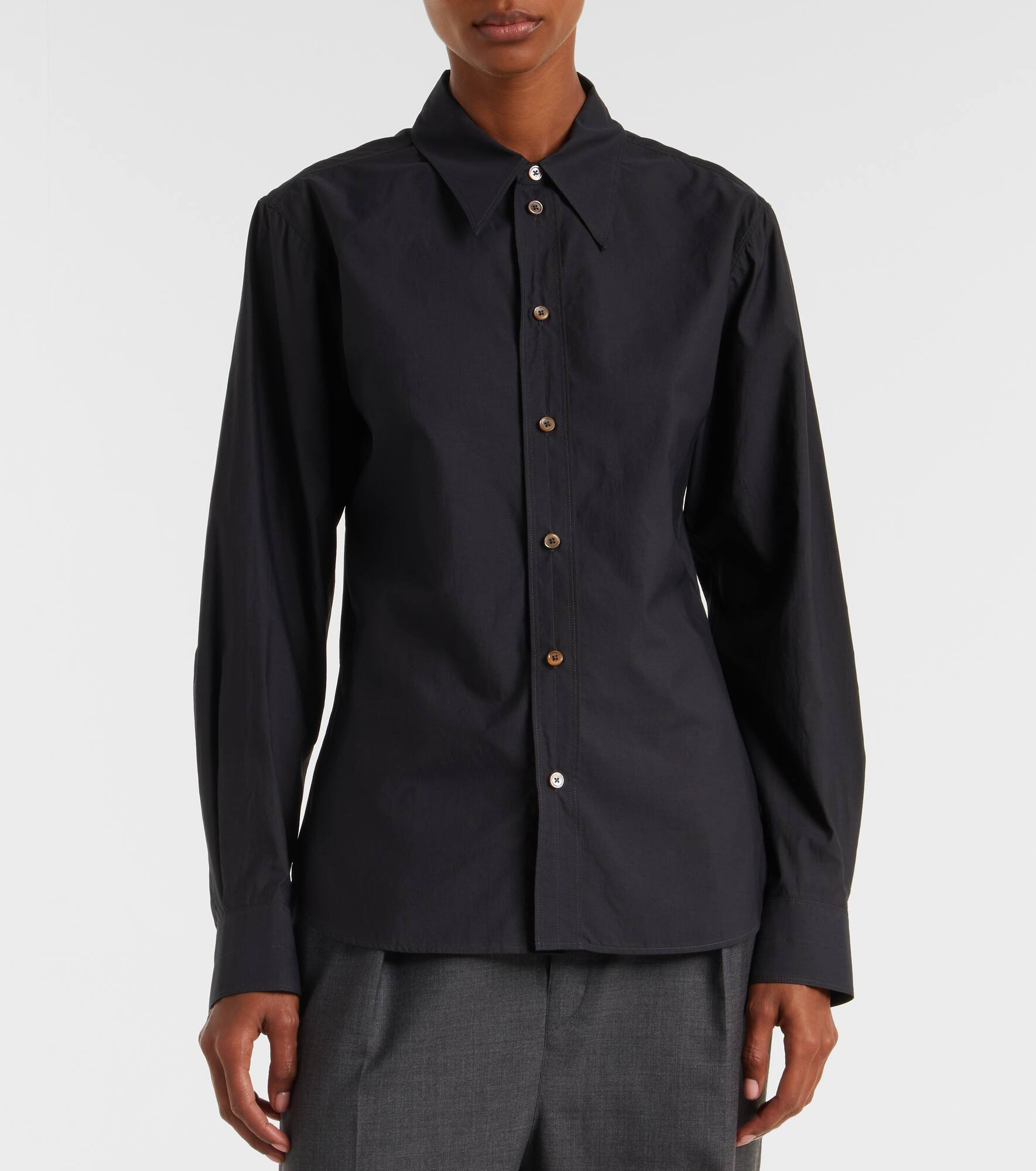 Cotton and silk shirt - 6