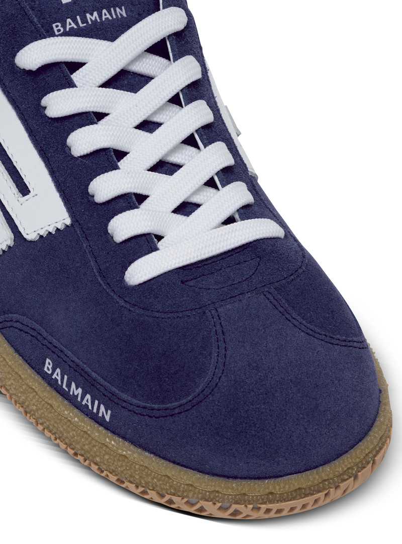 Suede Balmain Swan trainers 6