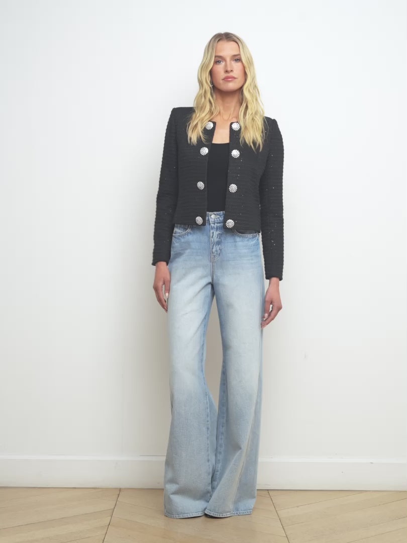 Moon Sequin Tweed Jacket - 7