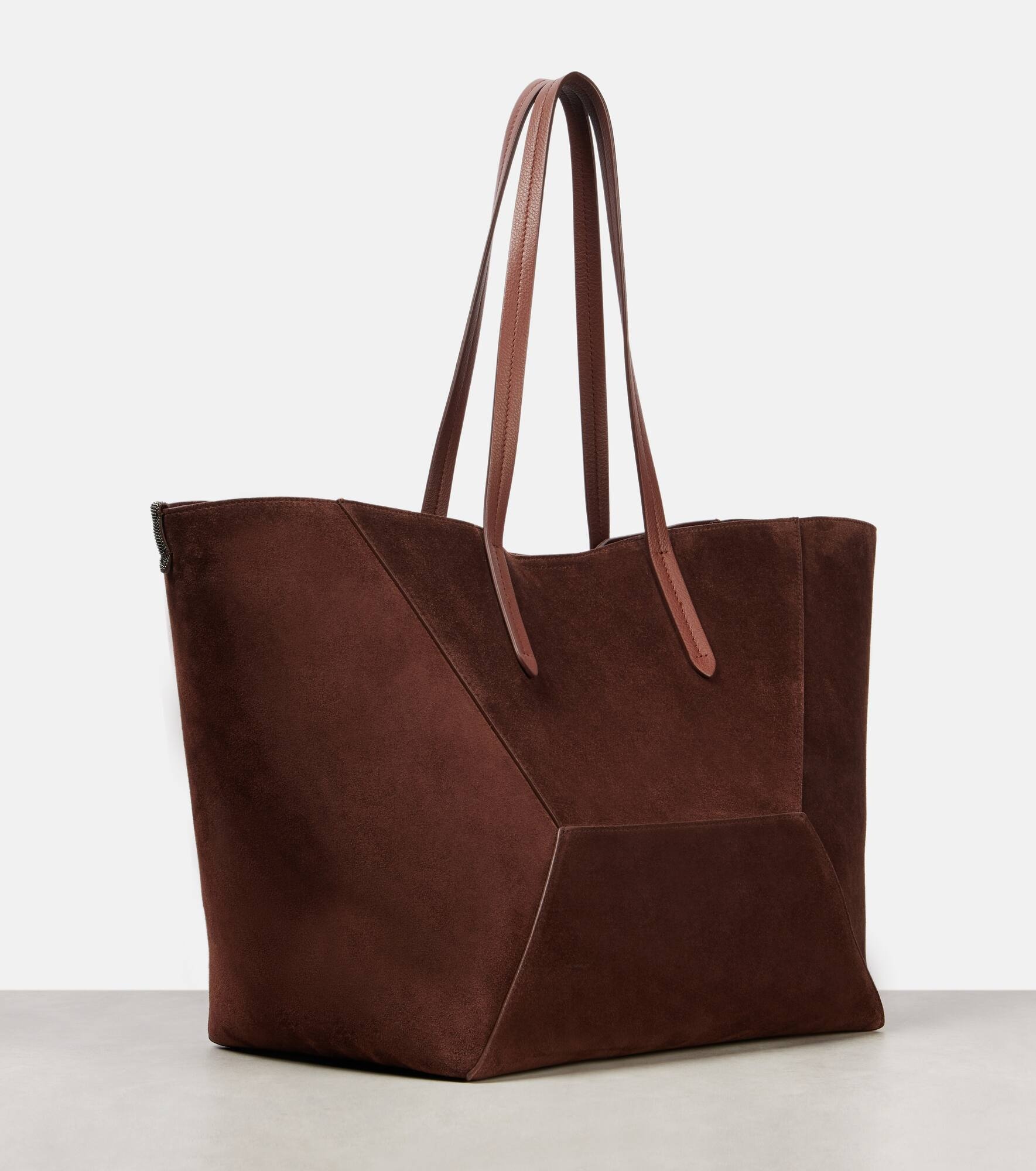 BC Duo Large suede tote bag - 4