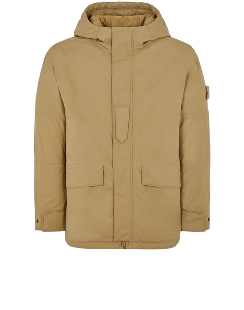 420F1 STONE ISLAND GHOST PIECE_O-VENTILE® WITH PRIMALOFT INSULATION TECHNOLOGY DARK BEIGE - 1