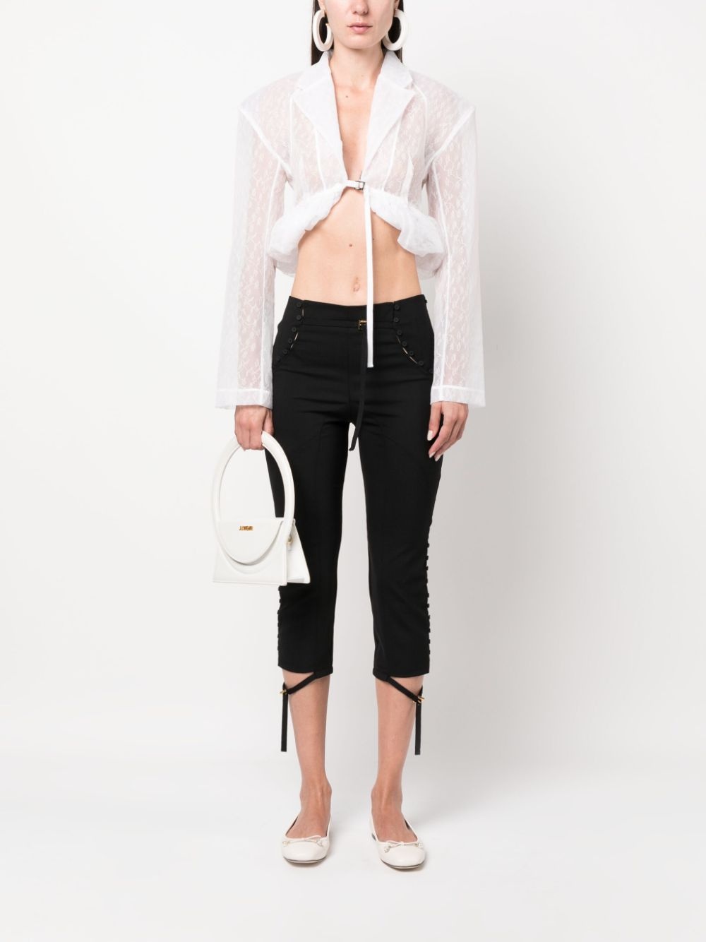 La Veste Dentelle cropped jacket - 2