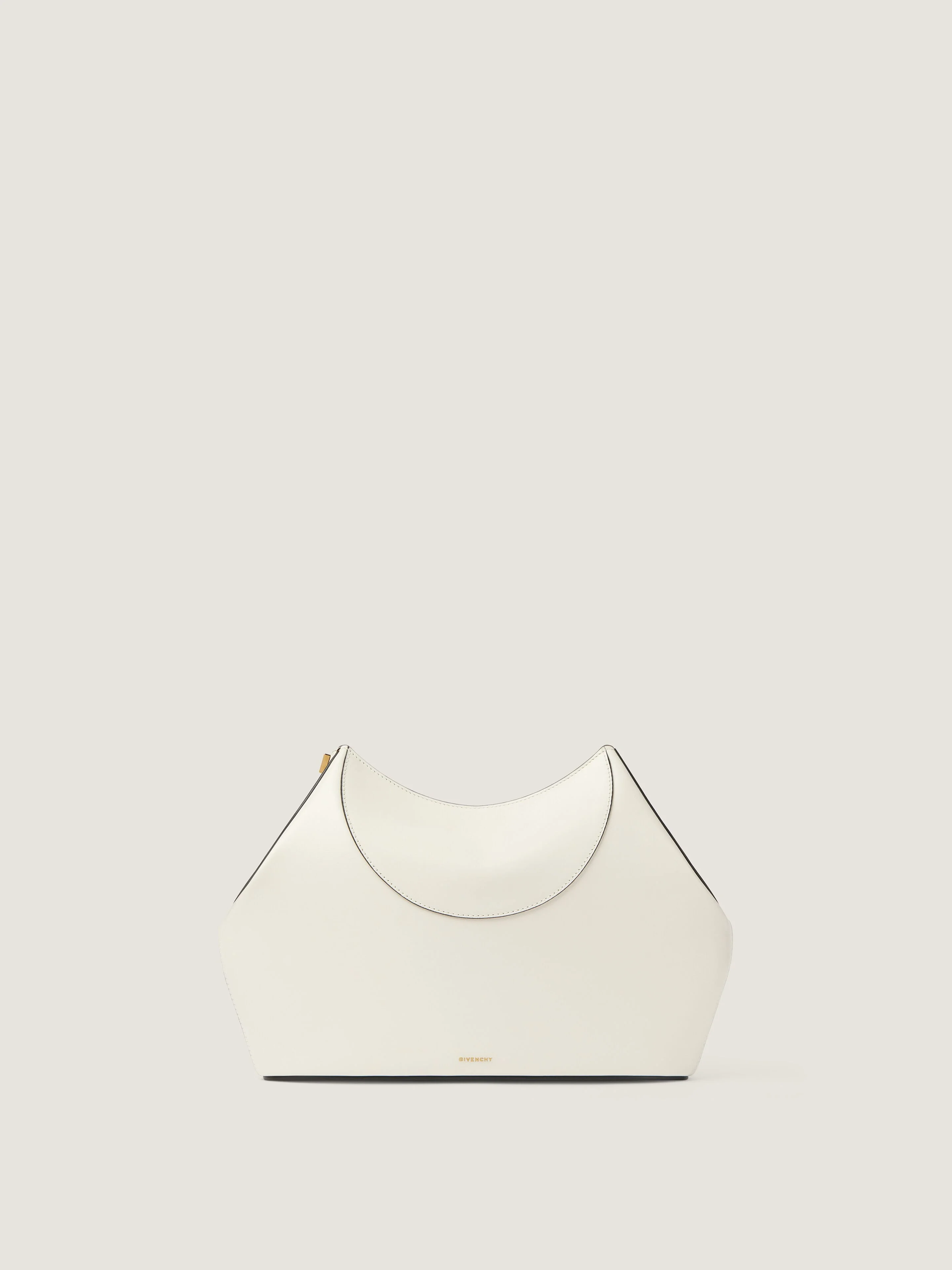 FACET CLUTCH IN LEATHER - 1