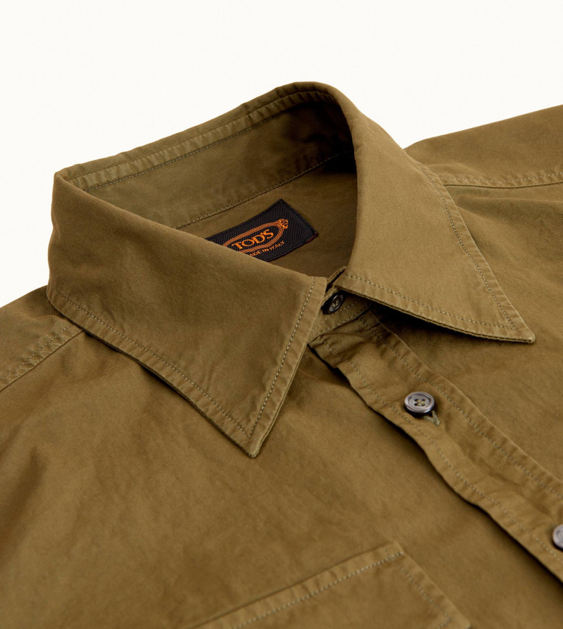 SHIRT IN COTTON - GREEN 4