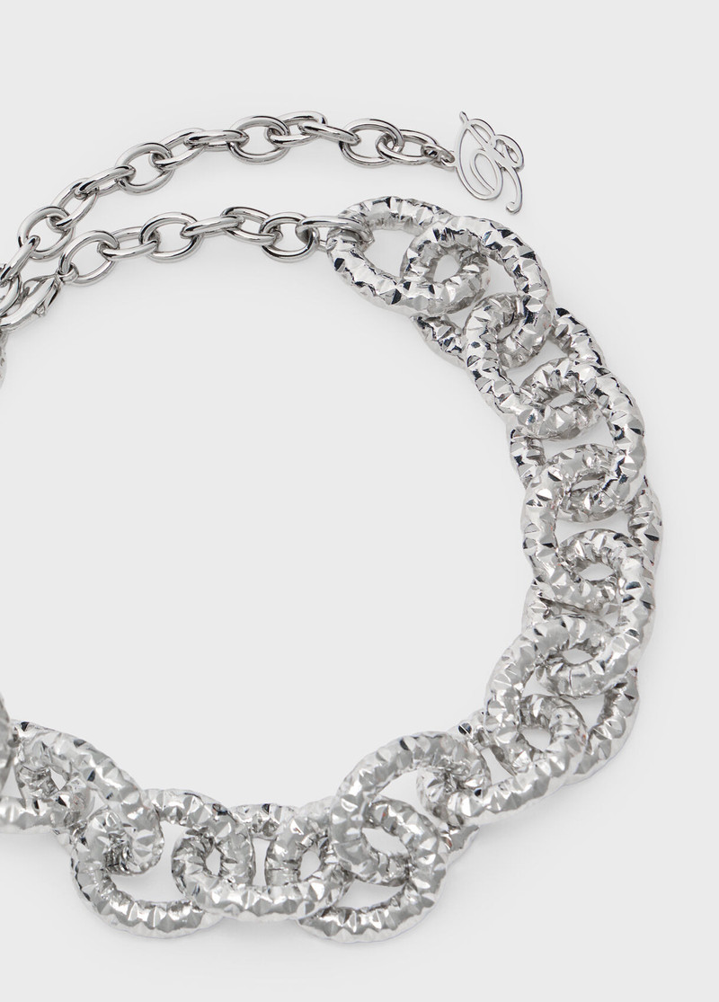 METAL NECKLACE WITH RAISED RINGS 3