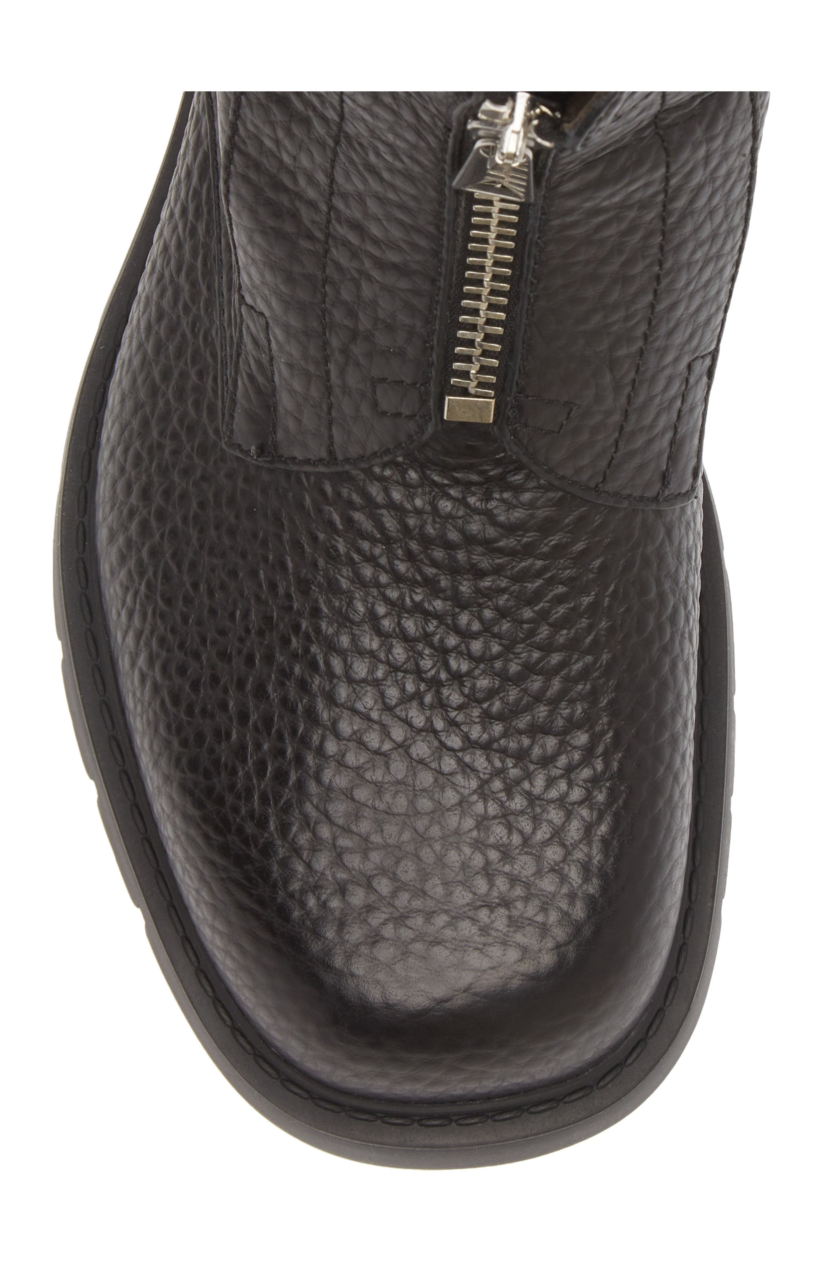 Bottega Veneta Haddock Lug Sole Boot in 1001 Black/Black at Nordstrom - 5