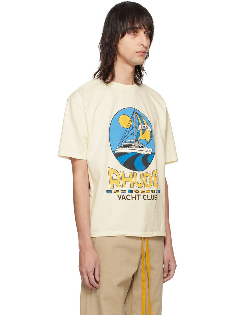 Rhude Off-White 'Yacht Club' T-Shirt outlook
