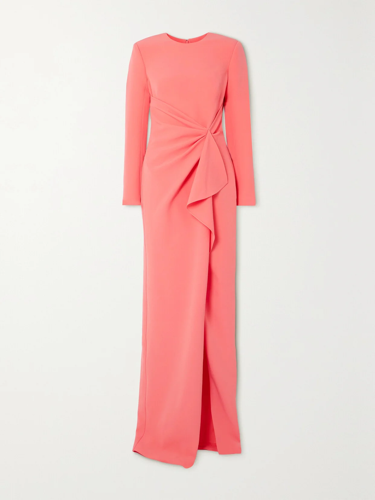Taylora Draped Crepe Gown - 1