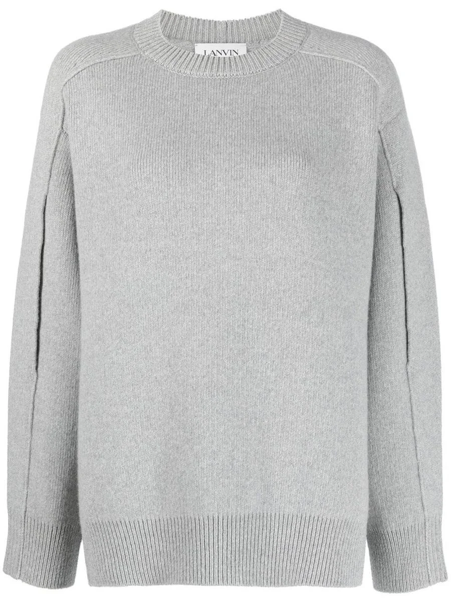 Lanvin LANVIN RD NK CAPE BACK JUMPER CLOTHING - 1