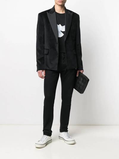 AMIRI single-breasted tuxedo blazer outlook