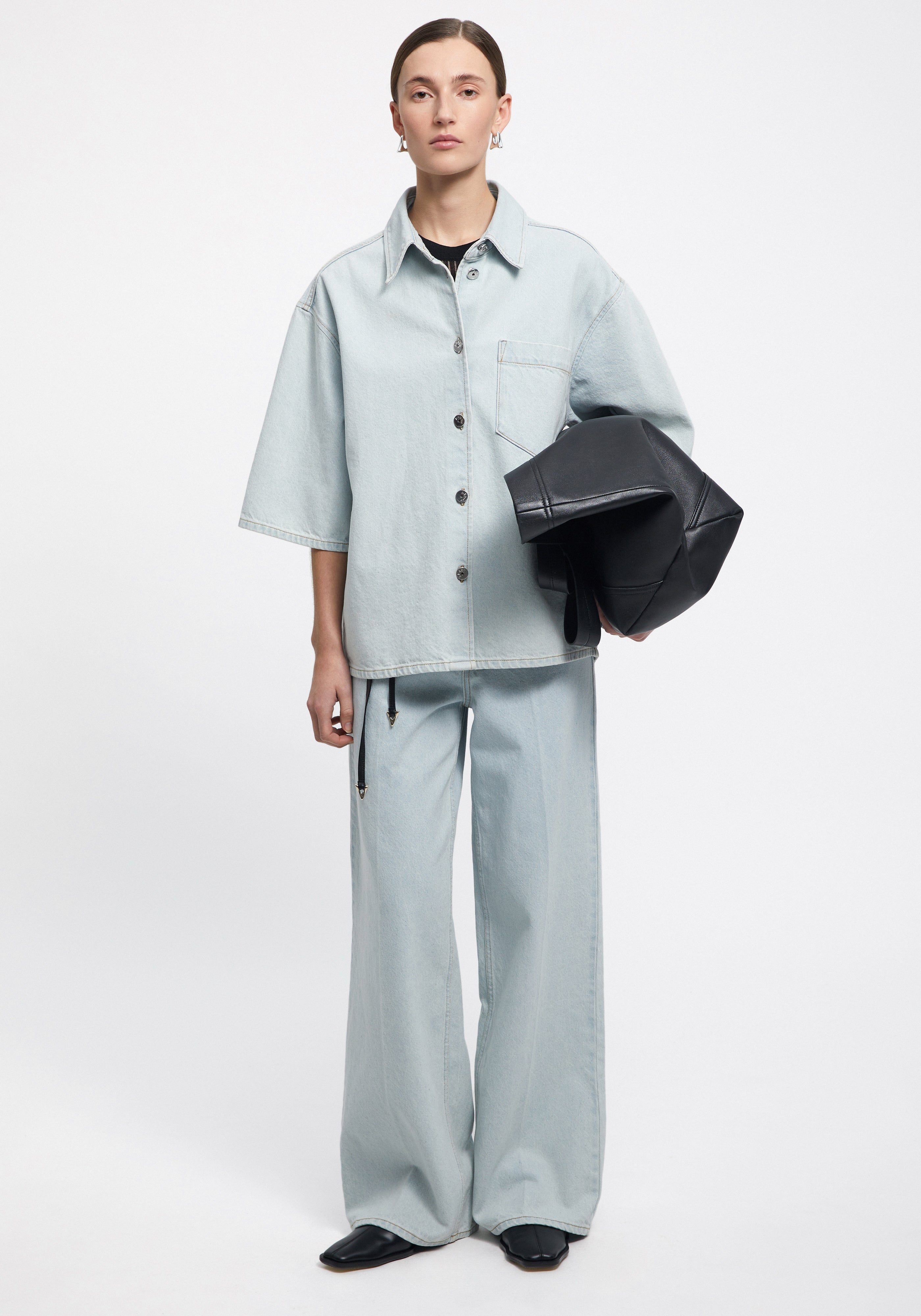 ABBOTT
Short-sleeved denim shirt - 3