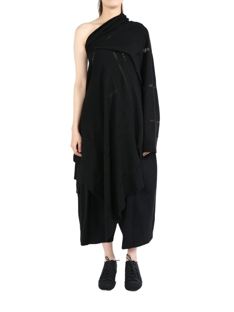off-shoulder asymmetric pullover 1