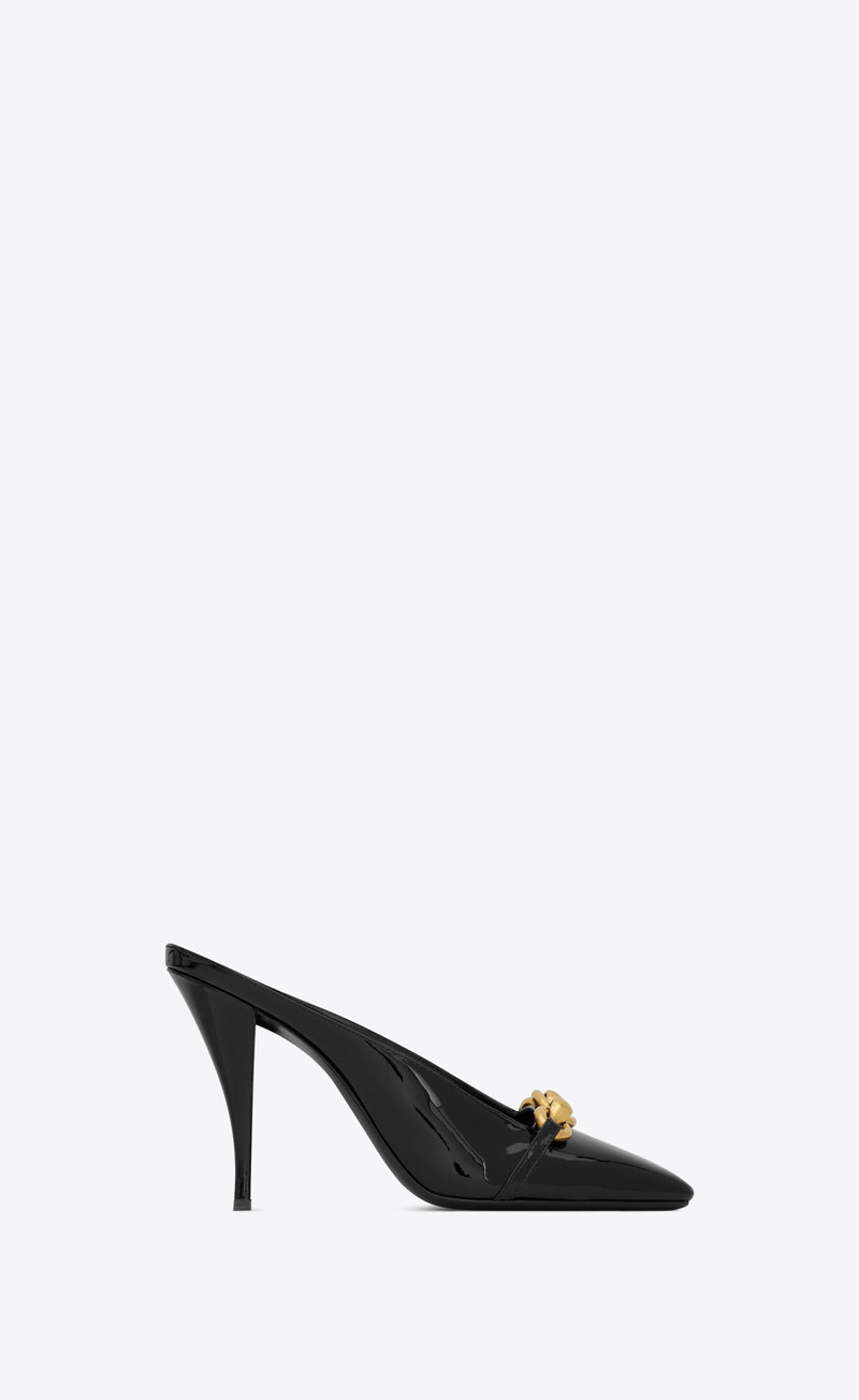le maillon mules in patent leather - 1