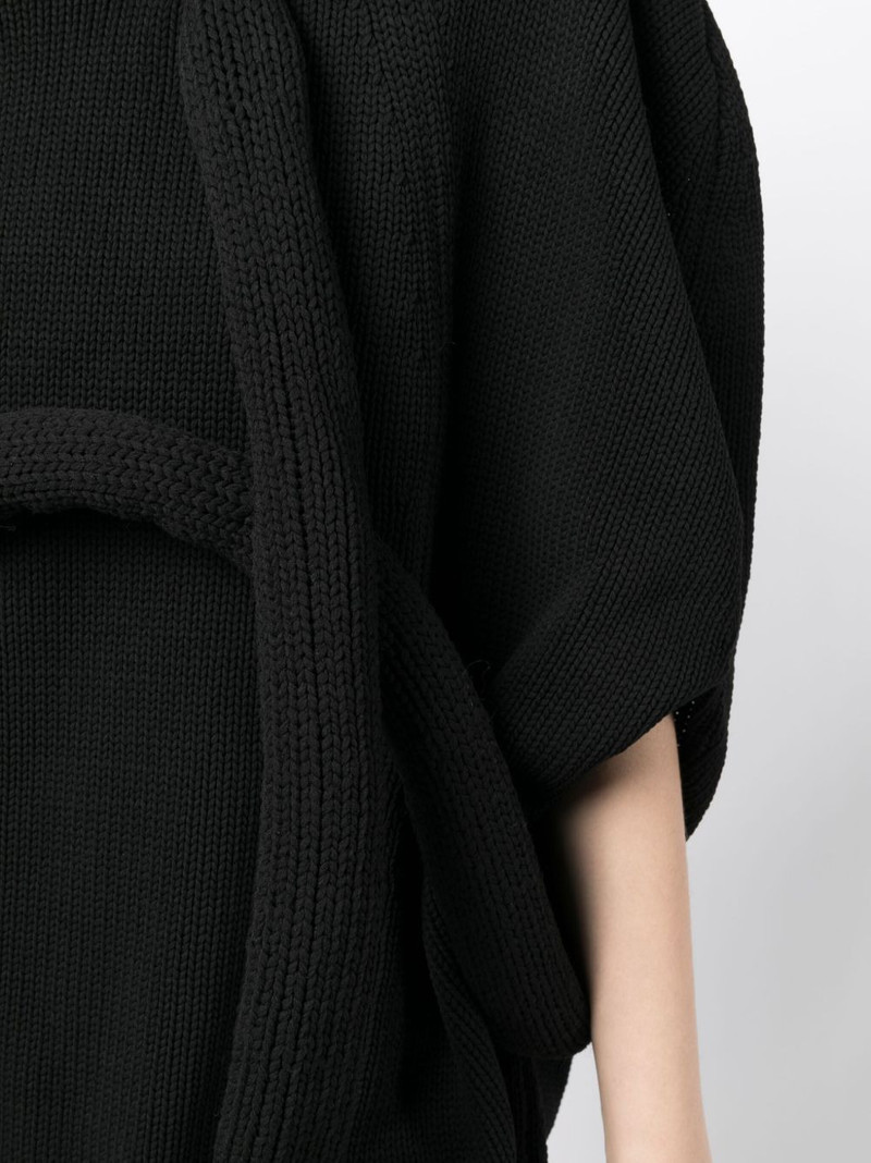 appliqué-detail chunky-knit jumper 5