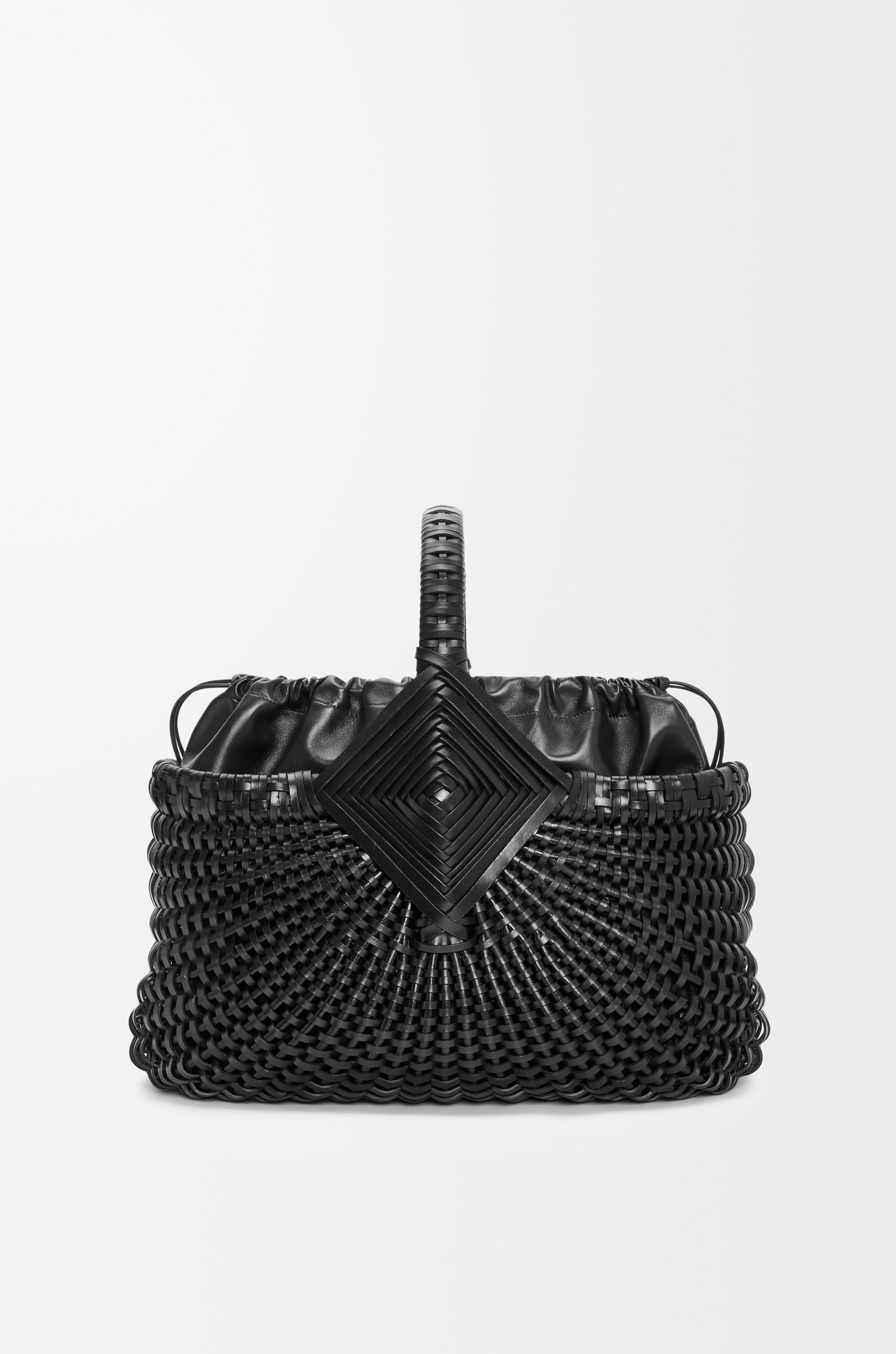 Diamond Square Basket in calfskin - 3