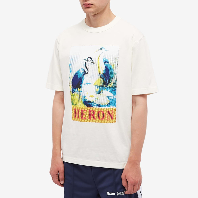 Heron Preston Heron Preston Halftone Heron Tee outlook