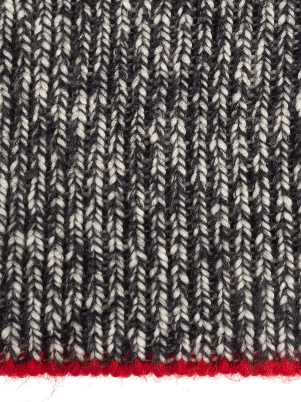 contrast-trim scarf - 4