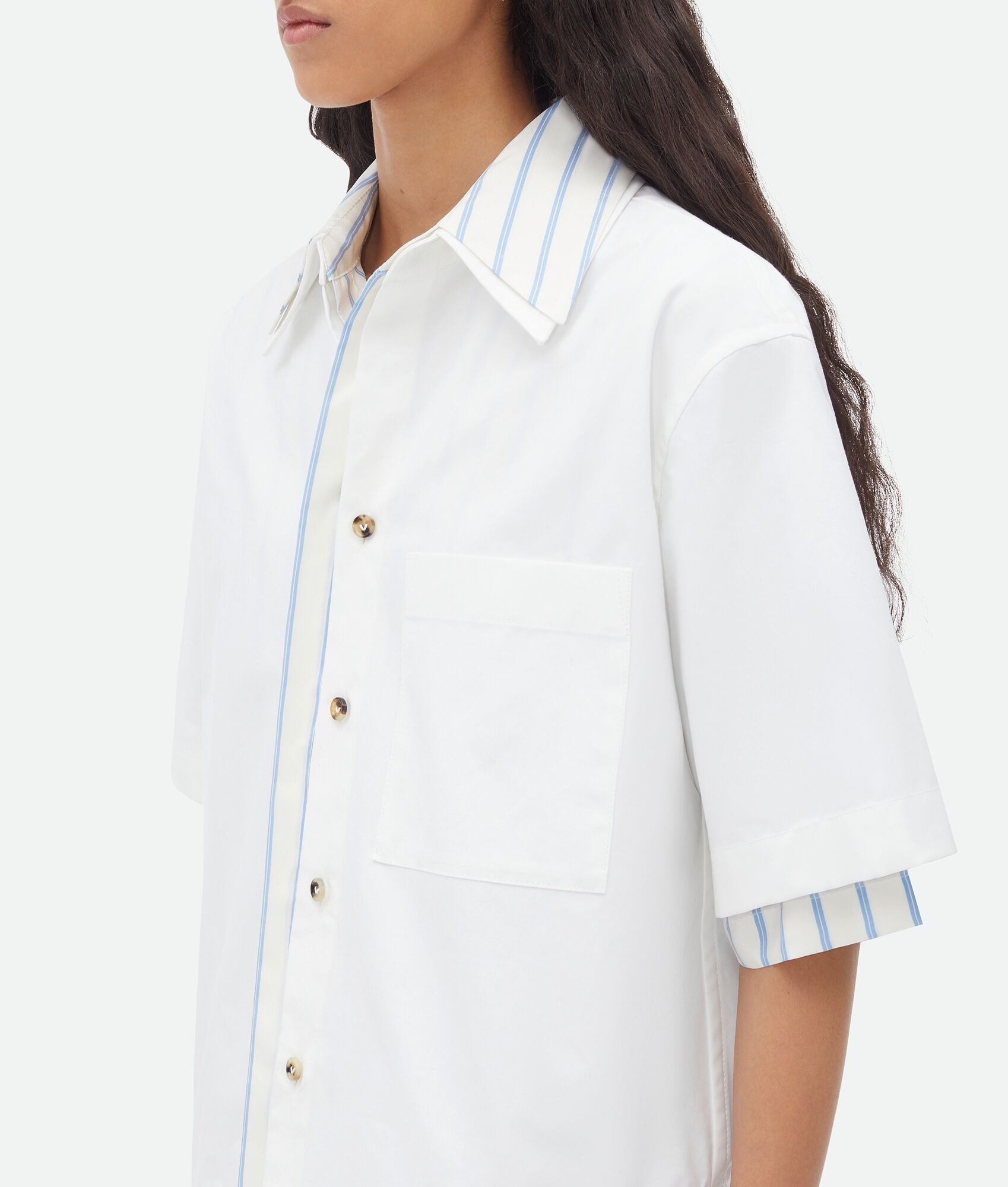Double Layer Cotton And Silk Shirt - 4
