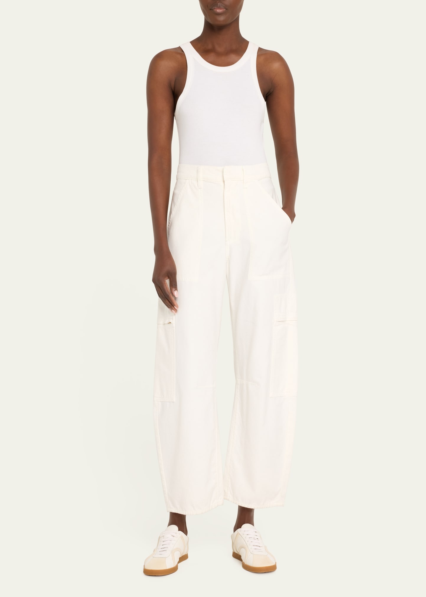 Marcelle Straight Twill Cargo Pants - 2